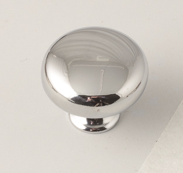 Button Knob Chrome