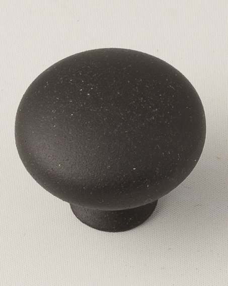 Button Knob Matt Black