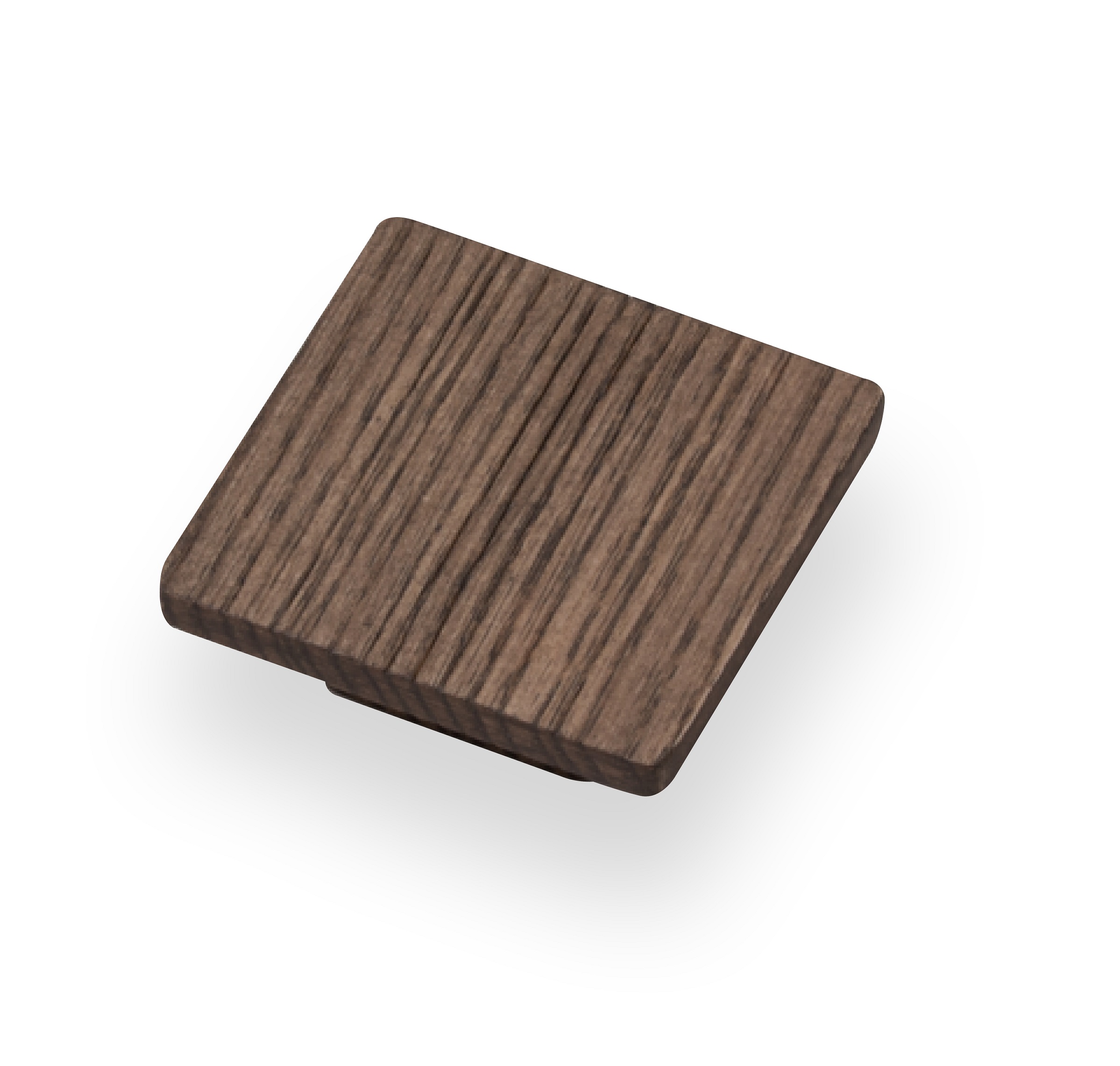 Square knob wood